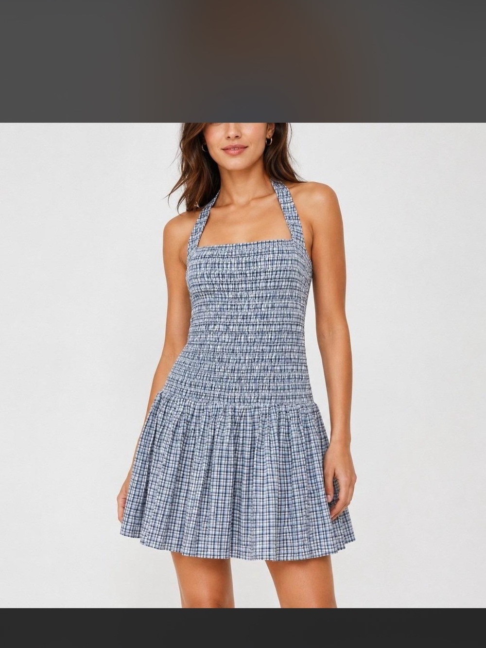 Abercrombie Plaid Halter Dress